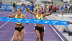Morgantown High's Irene Riggs made a run at history and has plans to make more